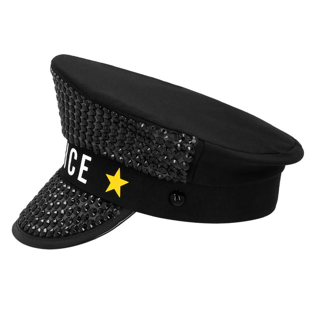 Gorra Negra Policía