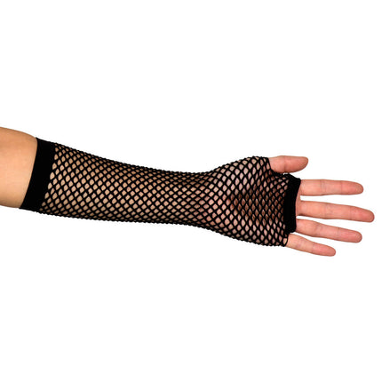 Guantes Fishnet Negro