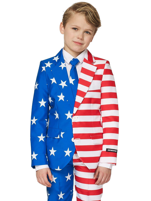 Traje Bandera USA Niño Suitmeister