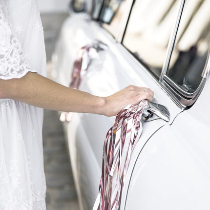 Set Decoración Coche Boda Just Married