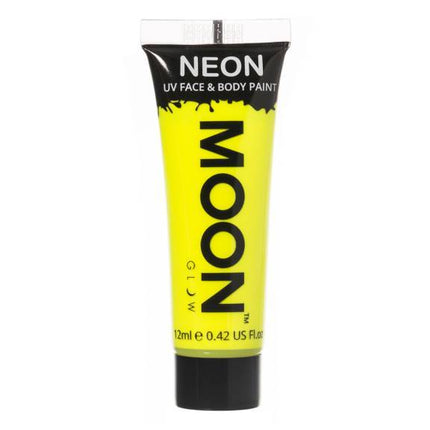 Pintura Facial UV Neón Intenso Amarillo Intenso Moon Glow