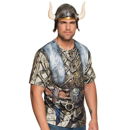 Camisa Vikingo Foto Realista Hombre