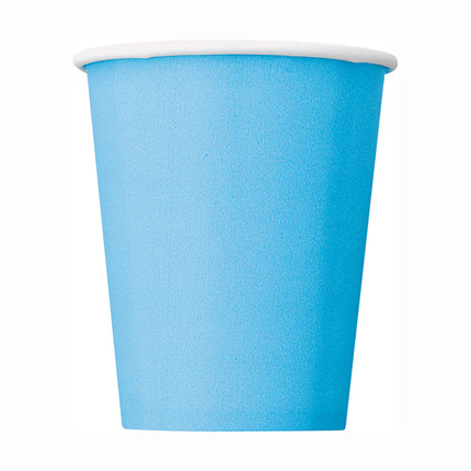 Vasos Azul Claro 266ml 8uds.