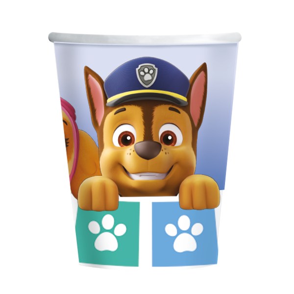 Paw Patrol Vasos Papel 250ml 8uds.