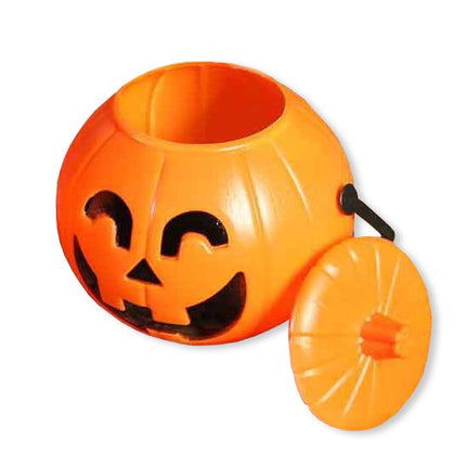 Calabaza de Halloween con Tapa 17cm