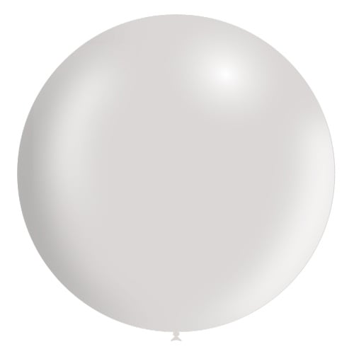 Globo Gigante Gris Claro XL Metálico 91cm