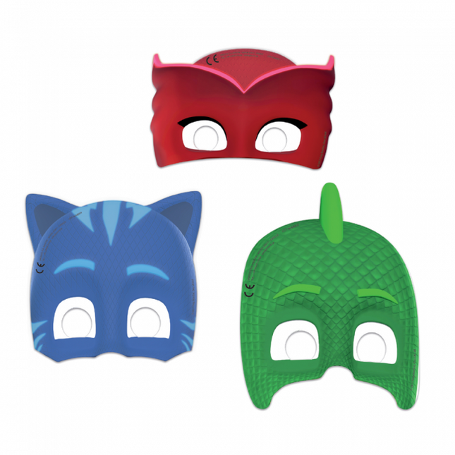 Pj Masks Máscaras 6pcs