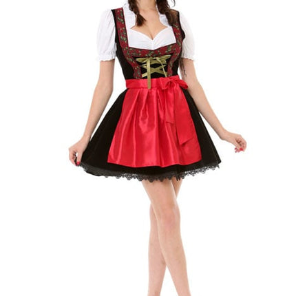 Vestido Dirndl Oktoberfest Rosas