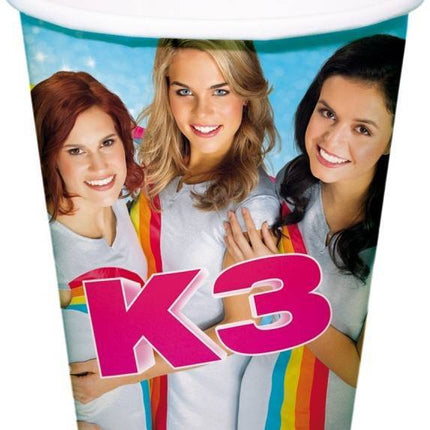 K3 Vasos Cartón 250ml 8uds.