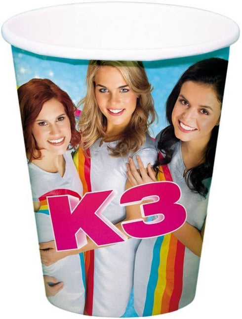 K3 Vasos Cartón 250ml 8pcs