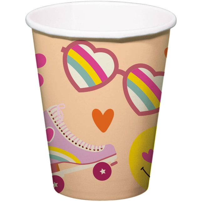 Vasos Emoij Papel 250ml 8uds.