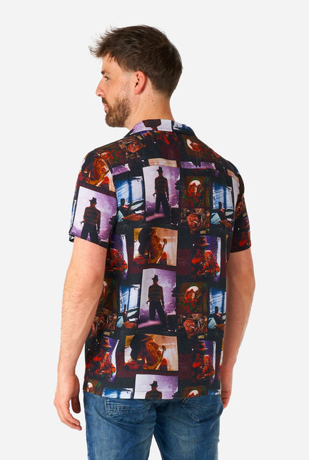 Pesadilla en Elmstreet Camisa Manga Corta Hombre OppoSuits