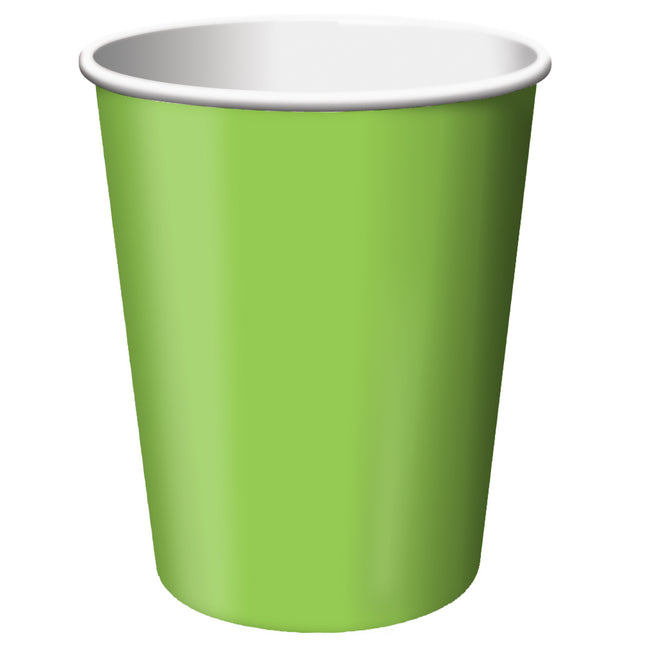 Vasos Verde Lima 256ml 24uds.