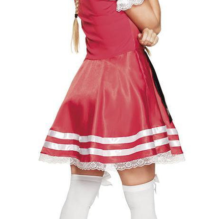 Vestido Dirndl Oktoberfest Rojo