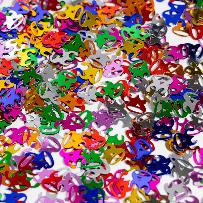 Confeti de mesa 30 años Coloreado