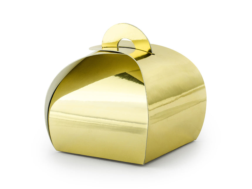 Cajas de regalo Oro 6cm 10pcs