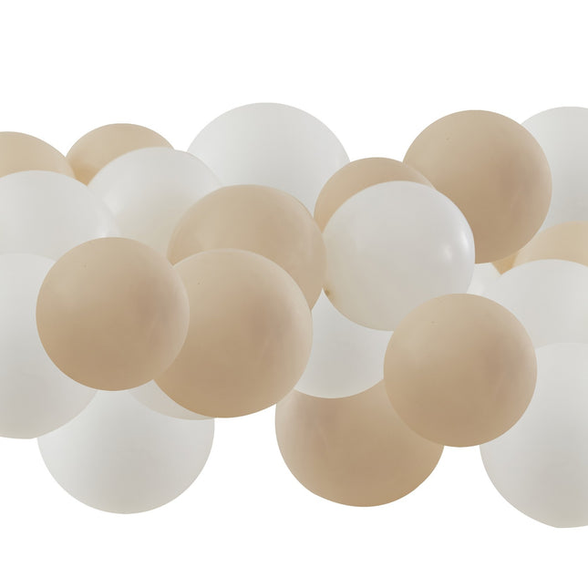 Globos Blancos Beige 13cm 40pcs