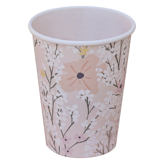 Tazas Flores 8ud