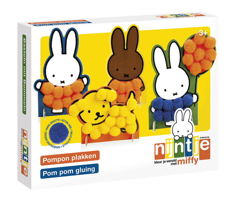 Pasta para pompones Miffy