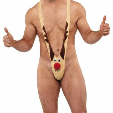 Mankini de Navidad Rudolf