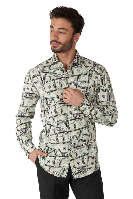 Camisa Dólar Dinero Hombre OppoSuits