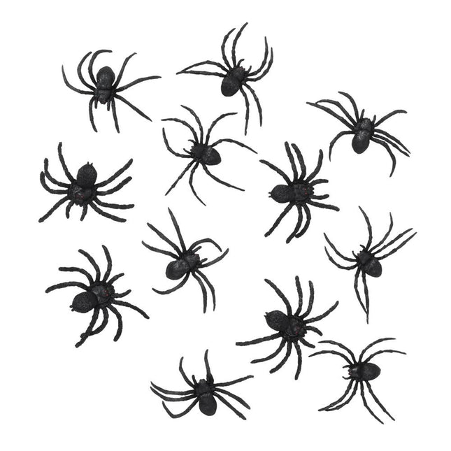 Arañas falsas 4cm 12pcs