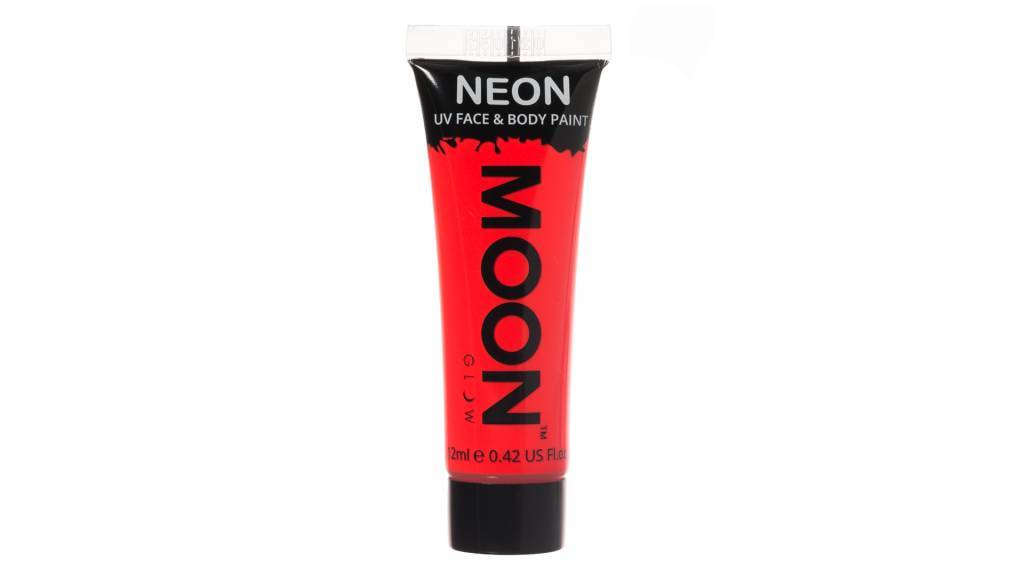 Pintura Facial UV Neón Intenso Rojo Intenso Moon Glow