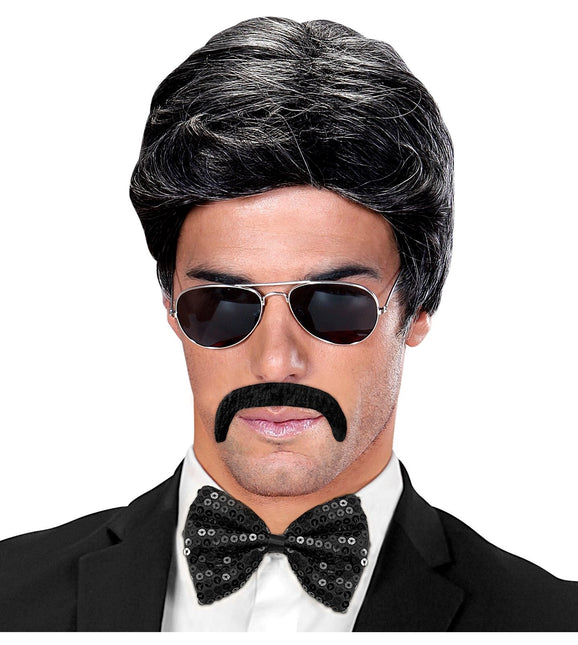 Bigote Falso Negro Macho