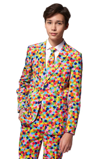 Fiesta Confeti Traje Niño Adolescente OppoSuits