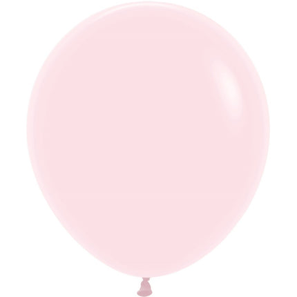 Globos Rosa Mate Pastel 45cm 25pcs