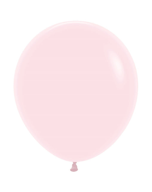 Globos Rosa Mate Pastel 45cm 25pcs