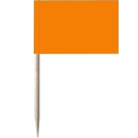 Palitos de cóctel naranja 6cm 50uds.