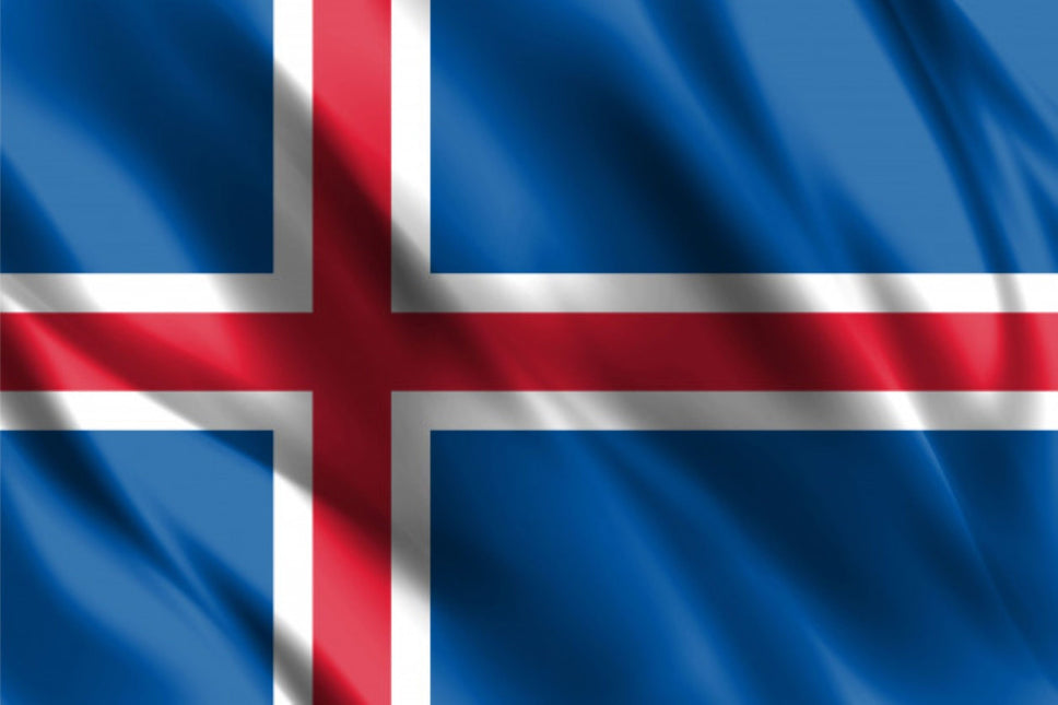 Bandera Islandia 150cm