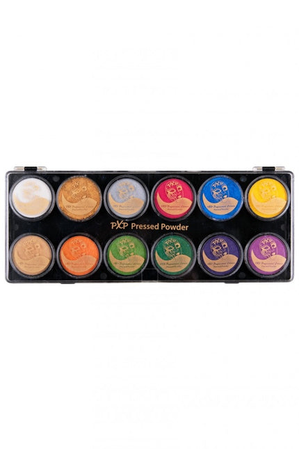 PXP Paleta de polvos compactos Perla 5gr 12pcs