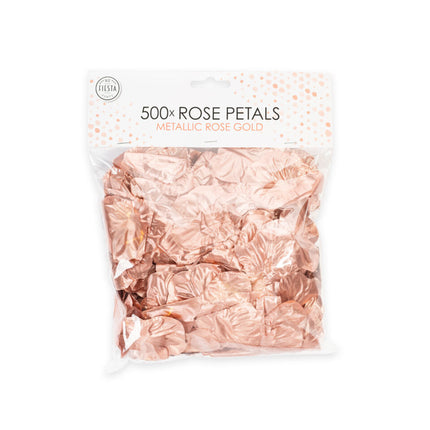 Pétalos de Rosa Oro Metalizado 500uds.