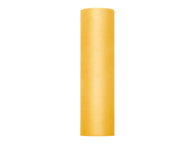 Rollo Tul Amarillo Rígido 30cm 50m