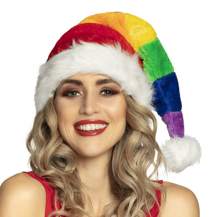 Gorro de Navidad Arco iris