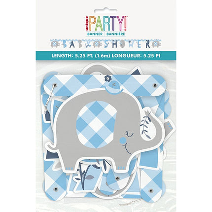 Guirnalda Letra Nacimiento Baby Shower Azul 1.65m