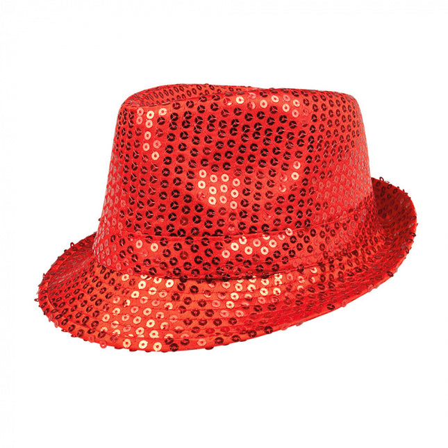 Sombrero Rojo Purpurina