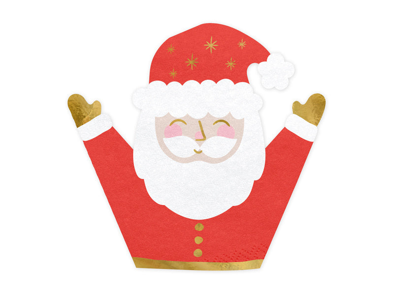 Servilletas Papá Noel 16cm 20pcs