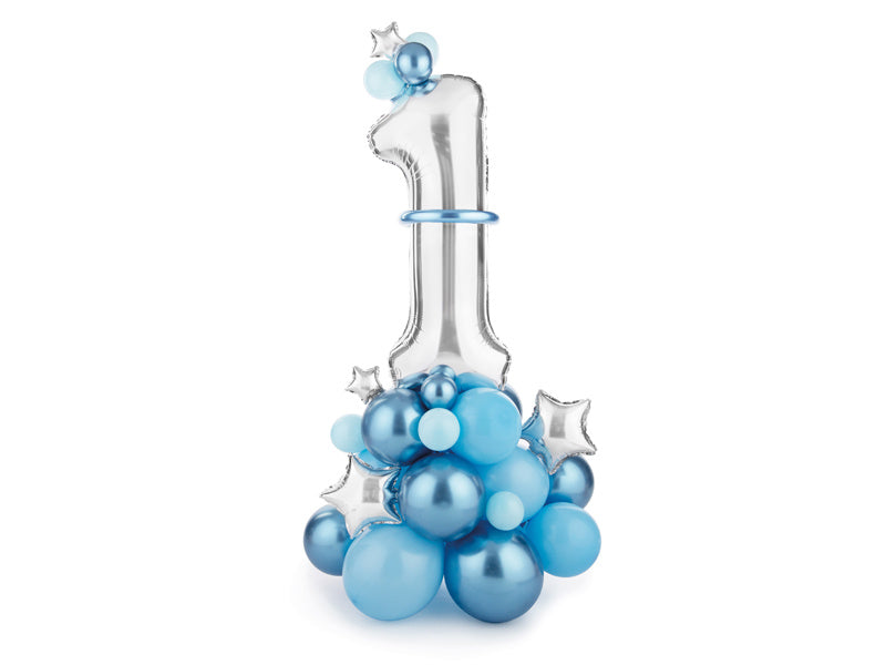 Set Globos 1 Año Azul 1,4m