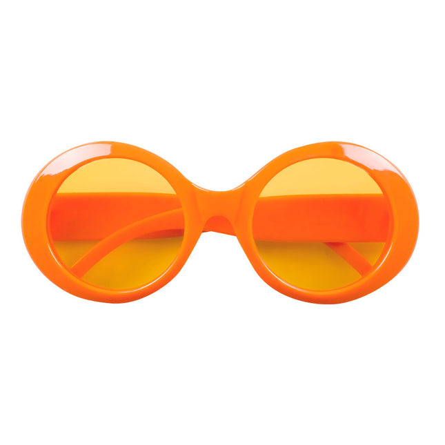 Gafas de fiesta naranja neón