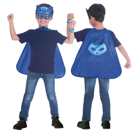 Disfraz Niño PJ Masks Gato Capa Sett 4/8 años