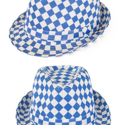 Gorro Tiroler Oktoberfest Azul Blanco