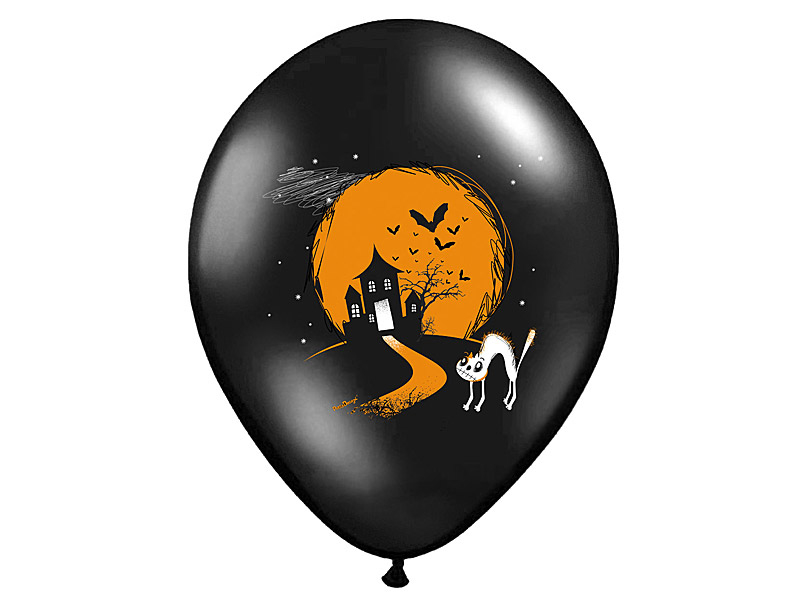 Globos de Halloween ¡Boo! 30cm 6pcs