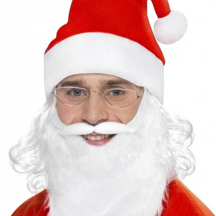 Set de Papá Noel con gafas 3 piezas