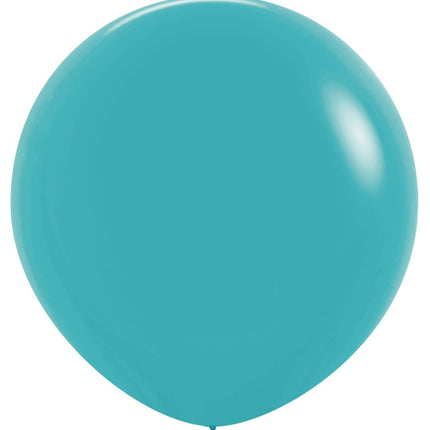 Globos Azul Caribe 91cm 10pcs