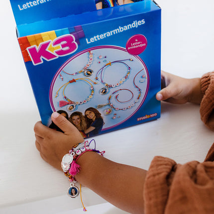 K3 Fabricación de pulseras de letras