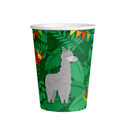 Vasos Jungla 9cm 8uds