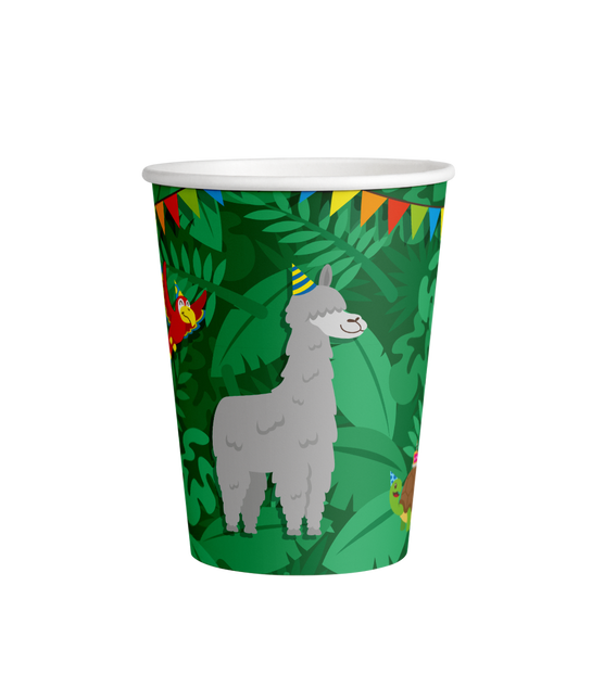 Vasos Jungla 9cm 8uds